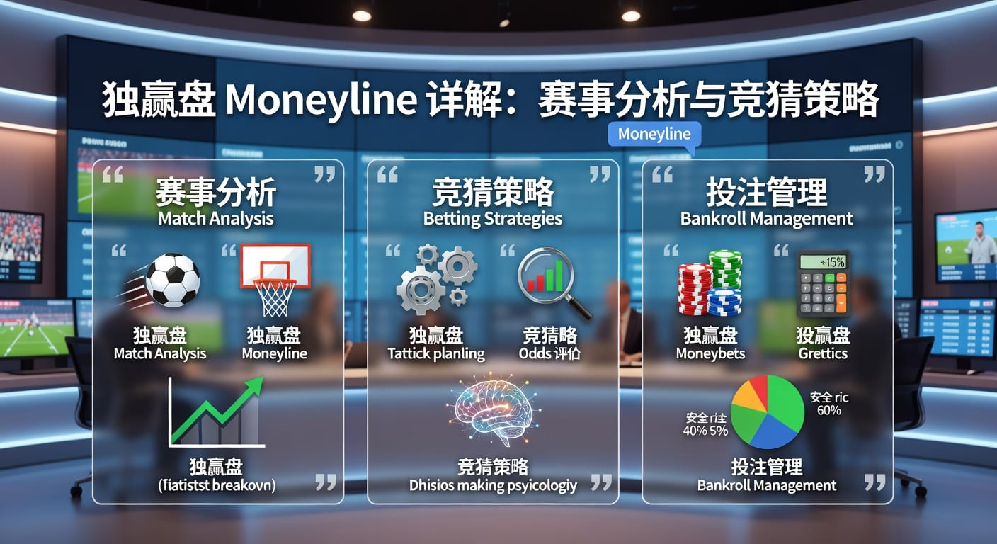 独赢盘 moneyline 实战指南：投注技巧与判断